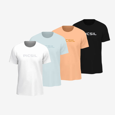 Pack 3 Basic T-Shirts Herren Tee Core 