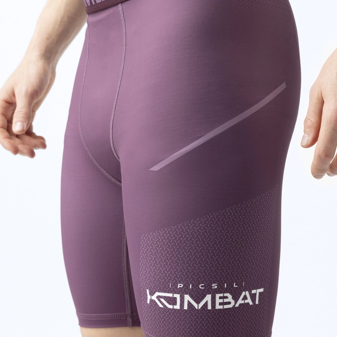 Kobalt -Shorts -Strumpfhosen