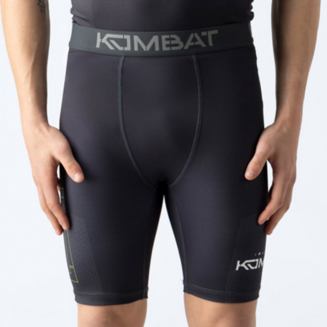 Kobalt -Shorts -Strumpfhosen