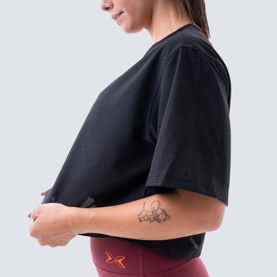 Damen Performance Oversize Crop AW25 