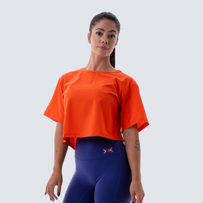Damen Performance Oversize Crop AW25 